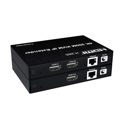 4K HDMI+USB KVM по IP удлинитель по витой паре cat 5e/6/7 до 200 метров Pro-HD