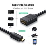 Переходник HDMI-F (Гнездо) - micro HDMI (Штекер) UGREEN