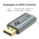 Переходник DisplayPort (Дисплей порт) на HDMI 4K Pro-HD