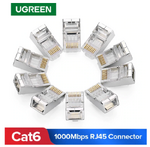 Коннектор cat.6 Ethernet RJ45 LAN кабеля Ugreen cat6