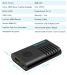 Усилитель-удлинитель сигнала HDMI v2.0 активный репитер 4K 60Hz Vention