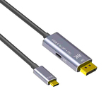 Кабель USB Type C (Thunderbolt 3.1) на DisplayPort 1.4 (Дисплей порт) 8K-4K + Power Delivery