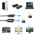 Кабель DisplayPort 1.4 (Дисплей порт) - DisplayPort Optical Fiber 8K Pro-HD