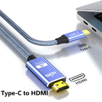 Кабель USB Type C (Thunderbolt 3) на HDMI 2.0, 4K60Гц, 2 метра, Pro-HD