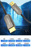 HDMI 2.1 кабель оптический 5 метров Vention Optical Fiber 8K HDR