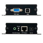 VGA KVM удлинитель до 300м по витой паре UTP Cat5e/6/7 Pro-HD TES