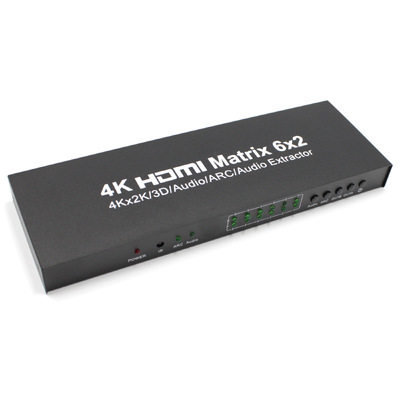 HDMI Матрица коммутатор 6x2 с аудио выходами Ce-Link