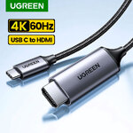 Кабель USB Type C (Thunderbolt 3) на HDMI 2.0 4K60Гц 2 метра Ugreen