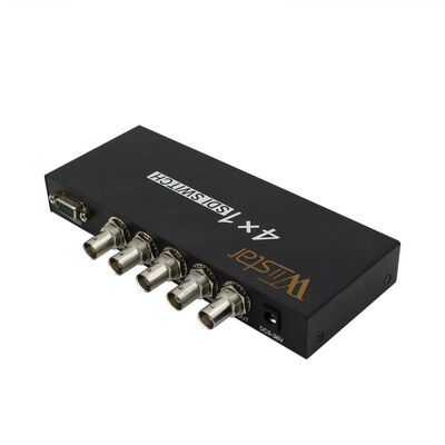 HD SDI 4-1 переключатель-коммутатор 4 входа 1 выход